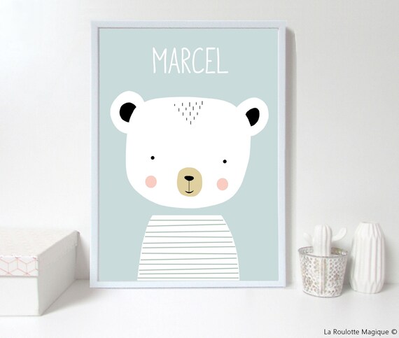 Affiche Personnalisee Ours decoration Chambre Bebe Enfant Etsy Affiche Personnalisee Ours decoration Chambre Bebe Enfant Etsy