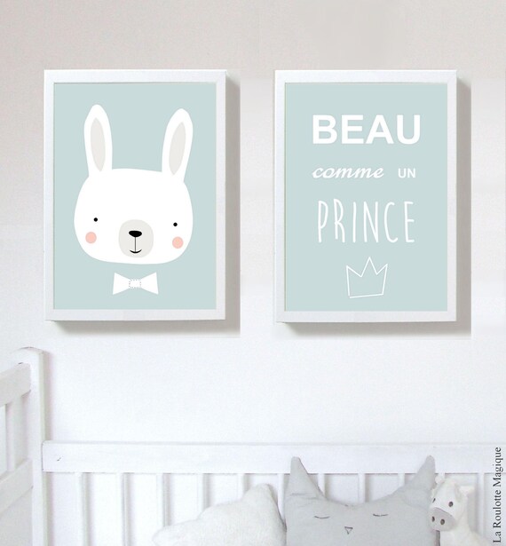 Set Of 2 Printsnursery Art Prints Baby Nursery Decor Etsy