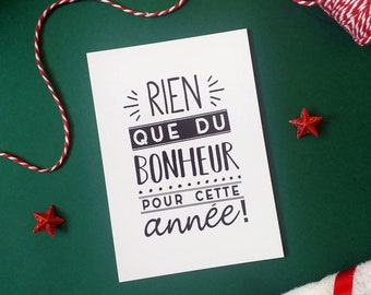 Carte bonne année,carte de voeux, happy new year, meilleurs voeux, carte cadeau