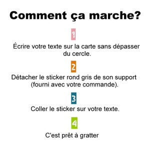 Carte à gratter,Voyage,Week-end,Vacances,Surprise, cadeau image 5