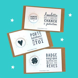 Cadeau,amulette,porte-bonheur,badge,carte cadeau,protection,chance