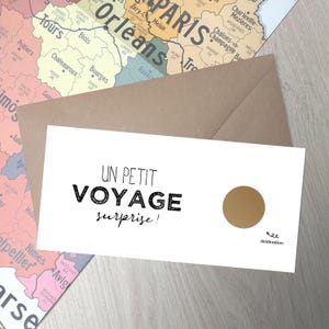 Carte à gratter,Voyage,Week-end,Vacances,Surprise, cadeau image 3