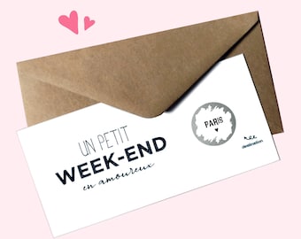 Carte à gratter,Voyage,Week-end,Vacances,Surprise, cadeau