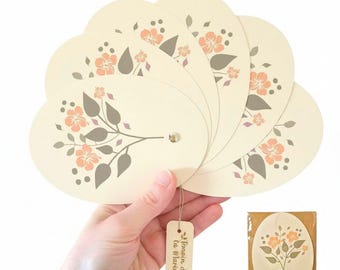 Eventail artisanal en papier pour mariage, cadeau témoin, demoiselle d honneur, invité de mariage