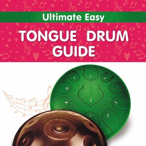 KARAE Tongue Drum 6 pouces 11 notes avec son E-Book de 15