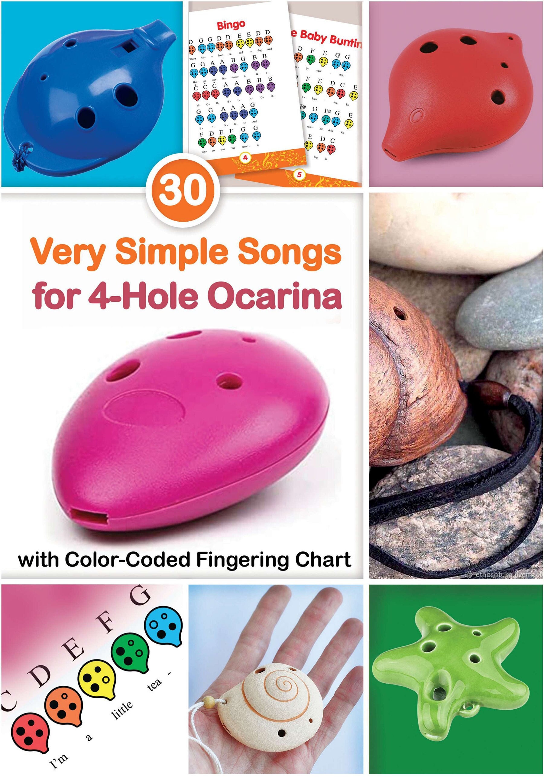 Itsy Bitsy Spider  Four Hole Ocarina Tab