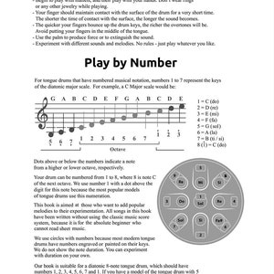 53 Canzoni Facili Per Tongue Drum Da 8 Note - Libro Con Cerchi Da Seguire, Senza Note Musicali - Foto 4