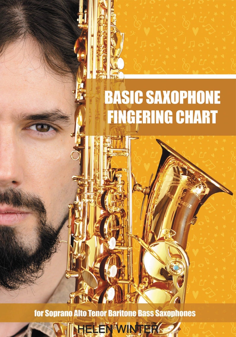 Basic Saxophone Fingering Chart for Soprano, Alto, Tenor, Baritone