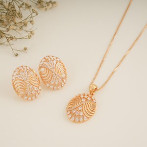 Diamond pendant set,indian Jewelry, minimalist  jewellery, CZ Bridal Jewelry, Wedding jewelry, cz diamond pendant set