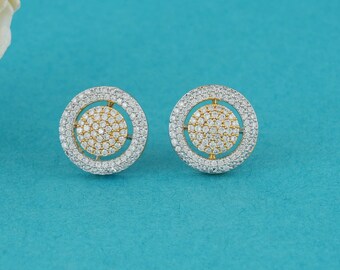 American Diamond Earring,  minimalist jewellery, nakshatra earing, CZ Bridal Jewelry, Wedding Jewelry ,Bridesmaid Jewelry