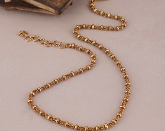 stunning gold plated gold chain