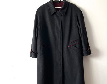 Vintage Classic Bavarian Coat Austrian Tiroler Loden Coat