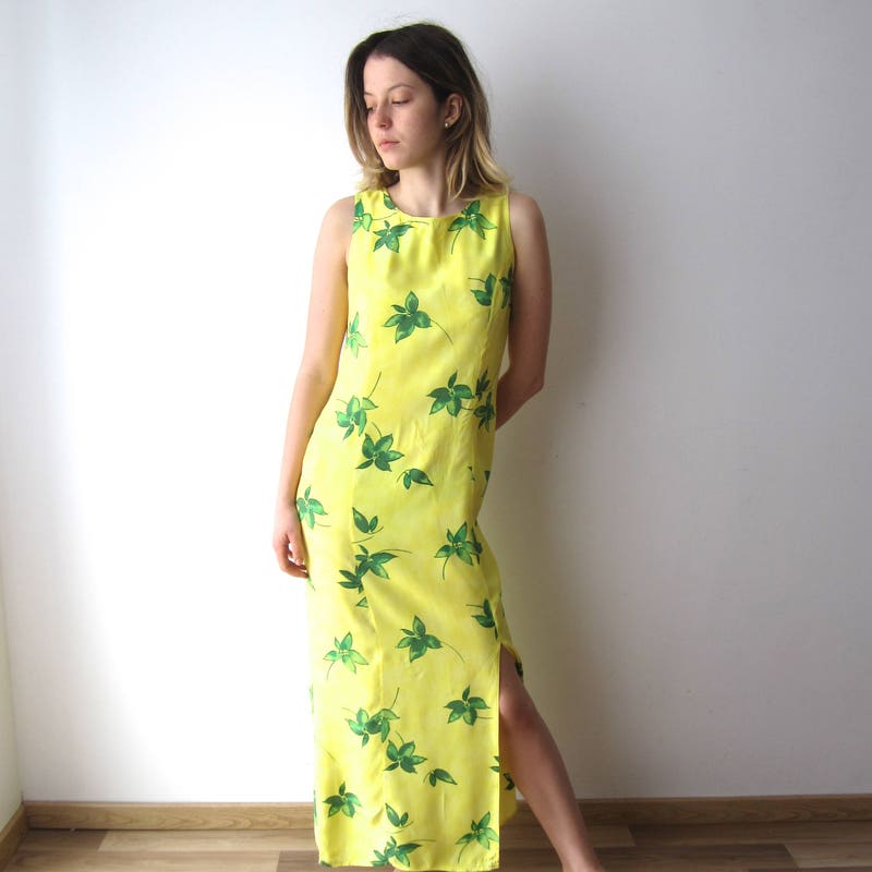 Lemon Yellow Dress - Etsy