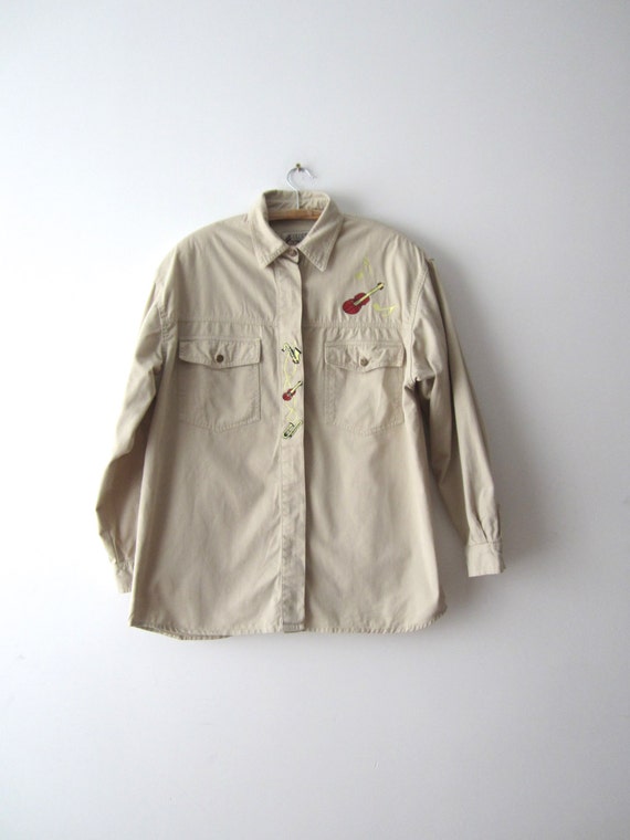 khaki denim shirt womens