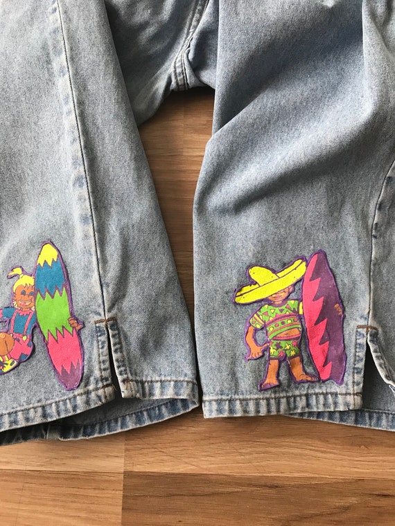 Vintage high rise festival shorts sales