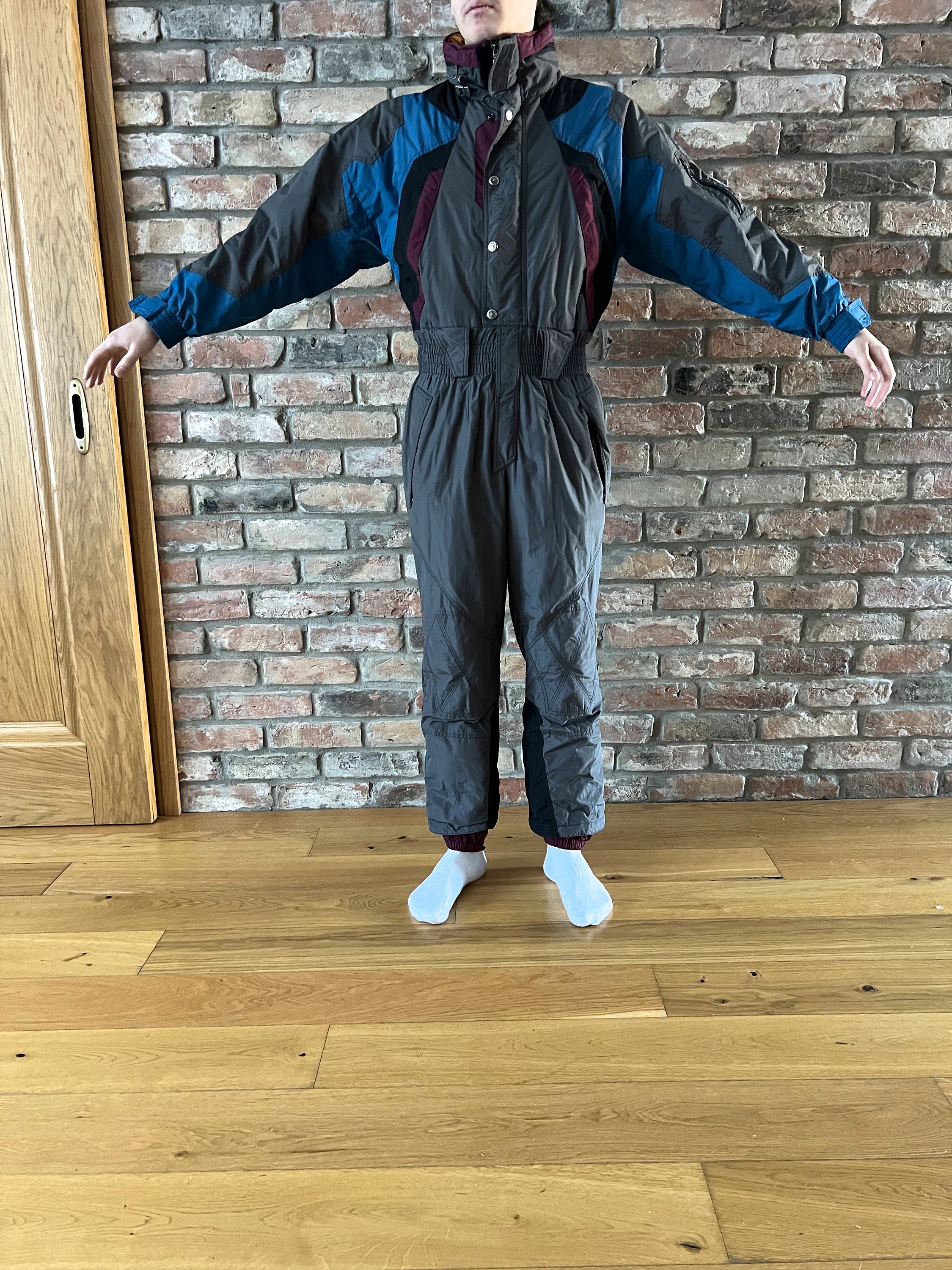 ヴィンテージ 90 年代 メンズ スキースーツ SKISS ウィンタースポーツ