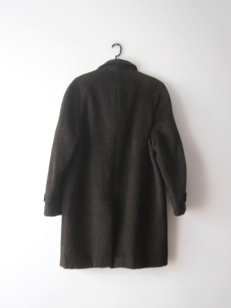 Vintage Businessman Coat Wool blend Mohair Coat Mens Cropped Etsy
