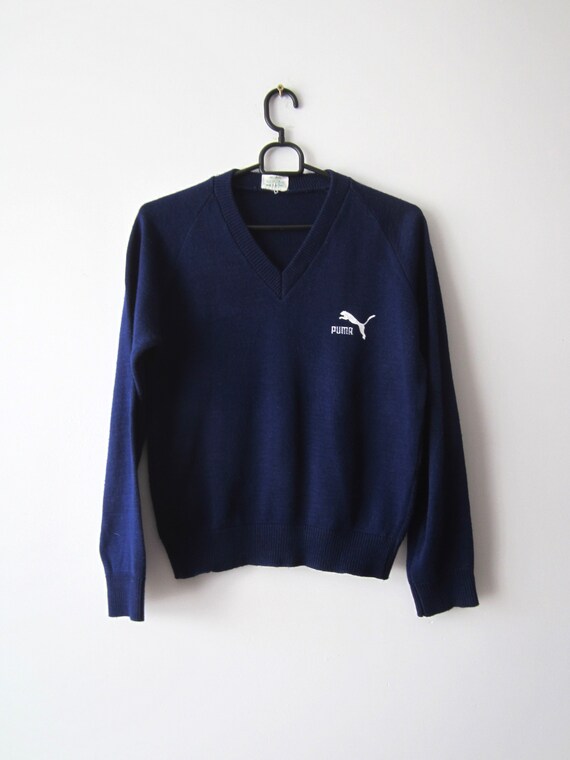 blue puma sweater