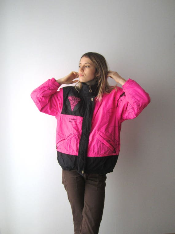 hot pink snow jacket