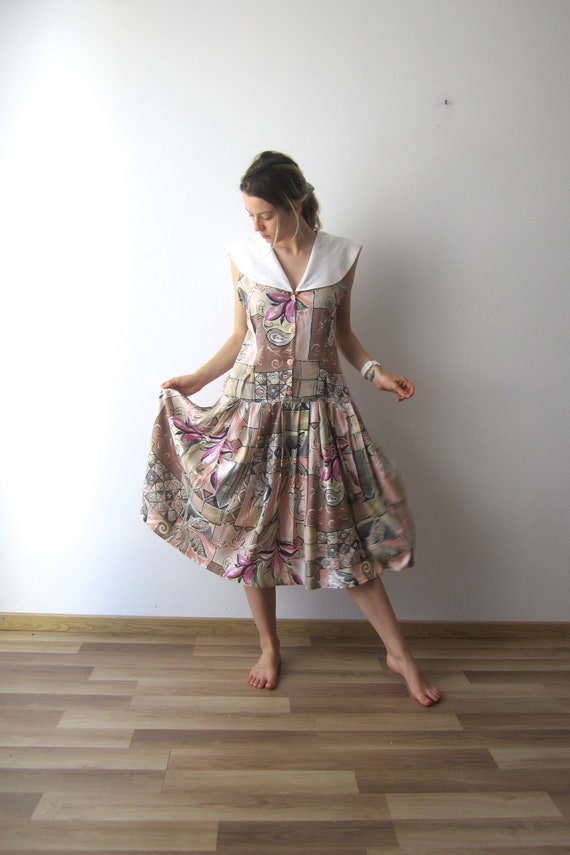 patterned summer dress