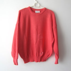 Australian L'ALPINA Vintage Jumper Women's Knitted Jumper Knit Stars Sweater Romantic Jumper 80's 90s Sweater Size Large Everyday Jumper