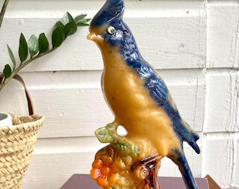 Vintage bird candle décor