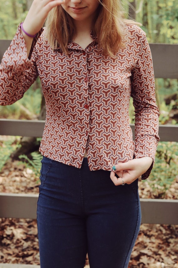 Vintage button up Gem