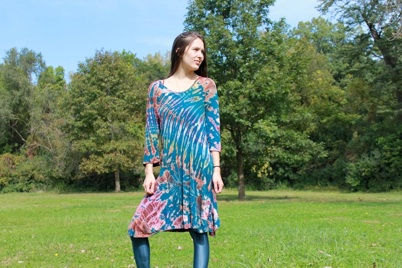Psychedelic Tie Dye Slip