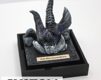 CUSTOM Monster Part Specimen | Hand sculpted, Hand painted Faux Taxidermy, Diorama