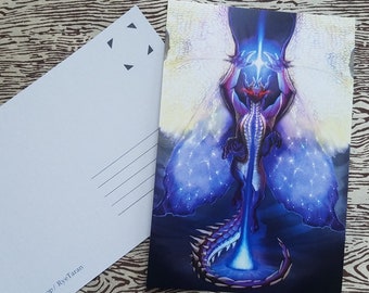 Safi'Jiiva & Shagaru Magala Fusion Postcard [Monster Art Print and Postcard]