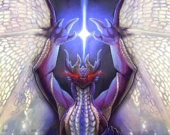 Safi'Jiiva & Shagaru Magala Fusion [Monster Art Print]