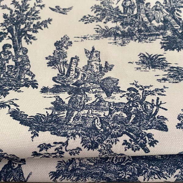 Bleu Toile Nappe Couverture De Table Marine Toile Nappe Colonial Français Traditionnel Décor À La Maison Superposition Classique Salle À Manger Linge De Table