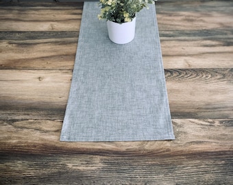 grey dresser runner Gray Table Runner Grey Modern Urban Dresser