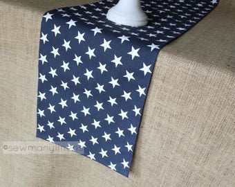 Independence Day Table Centerpiece Stars Table Runner Military Home Decor Fourth of July Table Linens Stars Stripes Patriotic Decor