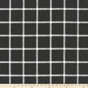 Black & White Windowpane Plaid Curtain Panels Modern Farmhouse Home Decor Rustic Black Checkered Curtains Window Treatments Shade Valance