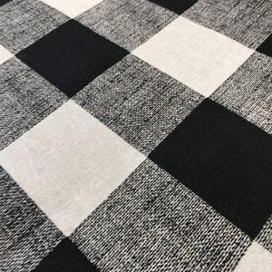 Noir Plaid Buffalo Check Table Runner Country Cottage Décor Table Centre cuisine Salle à manger Linge de table Plaid Ferme Décor image 6