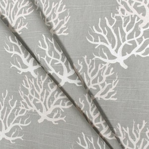 Gray Napkins Nautical Table Linens Coral Reef Oceanside Home Decor Cloth Napkin Set Beach House Cottage Decor Kitchen Dining Linens
