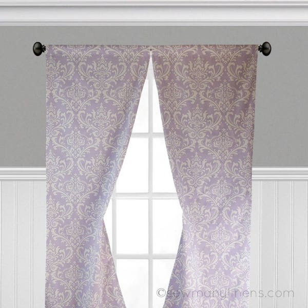 Lavender Curtains - Etsy