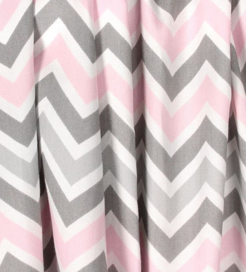 Baby Pink and Gray Curtains Nursery Childrens Curtain Panels Etsy