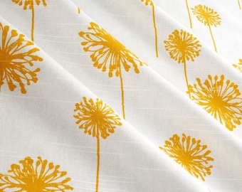 Mantel de diente de león amarillo, cubierta de mesa, tela Floral de lino, centro de mesa, decoración del hogar de color amarillo soleado, ropa de cama clásica para comedor