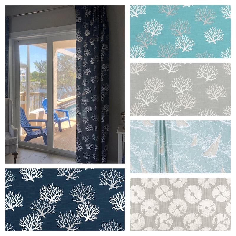 Coastal Curtains - Etsy