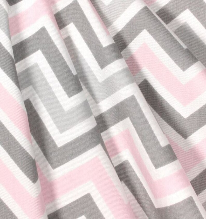 Pink and Gray Valance Nursery Curtain Valance Window Etsy