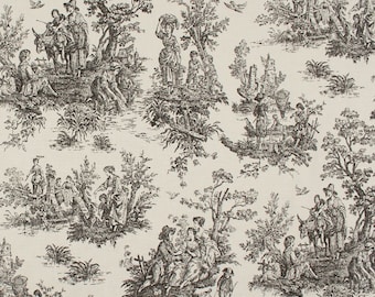 Black Toile Tablecloth Table Cover French Colonial Traditional Home Decor Overlay Classic Dining Room Shower Party Linens