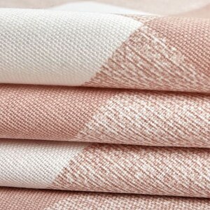Blush Pink Curtain Panels Plaid Buffalo Check Curtains Window Treatments Country Kitchen Cottage Cabin Decor Pink Nursery Decor Curtains