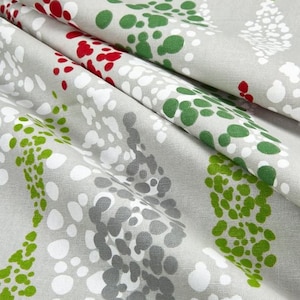 Christmas Napkins Red Green Holiday Cloth Napkin Set Dining Room Table Linens Home Decor Vintage Eclectic Gift Setting Centerpiece