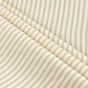Ivory Ticking Stripe Curtain Panels Cream Beige Stripe Curtains Window Treatments Kitchen Farmhouse Rustic Drapery Custom Cafe Valance