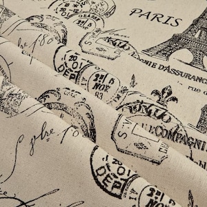 French Paris Tablecloth Table Cover Linens French Stamp Traditional Home Decor Eiffel Tower Linens Overlay Classic Dining Room Kitchen