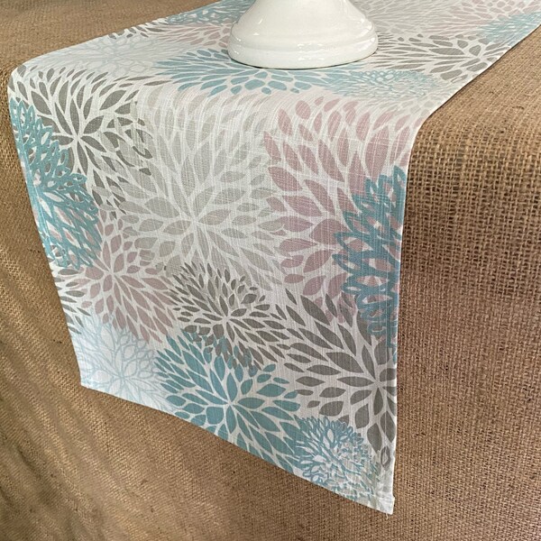 Grey Table Runner Etsy