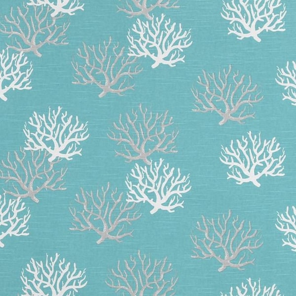 Aqua Blue Table Square Overlay Nautical Coral Reef Linens Table Centerpiece Decor Dining Room Kitchen Table Linens Coastal Decor