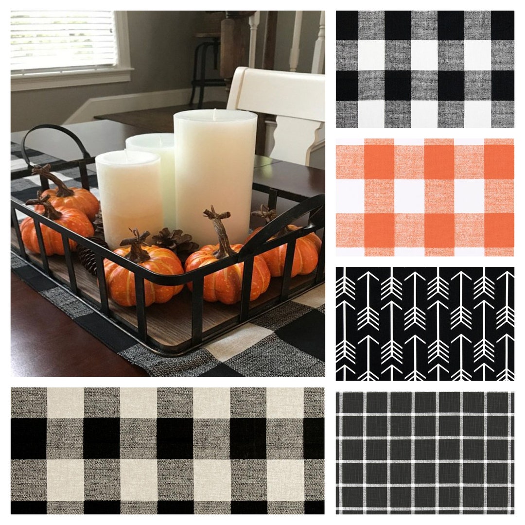 Halloween Table Runner Halloween Table Centerpiece Table Decor Orange ...